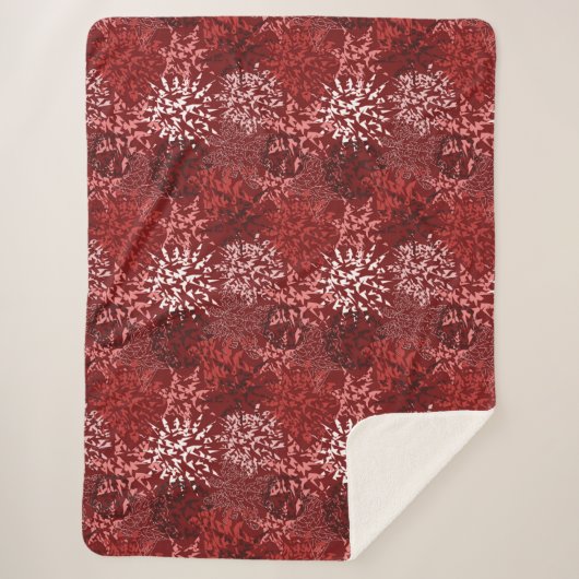 Couverture Sherpa Abstrait moderne (Devant)