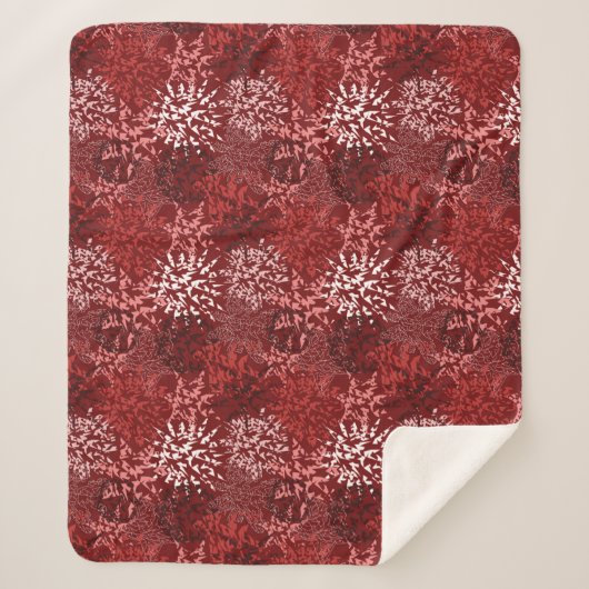 Couverture Sherpa Abstrait moderne (Devant)