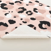 Couverture Sherpa Abstrait moderne léopard sans couture motif. Anima (3/4)