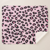 Couverture Sherpa Abstrait moderne léopard sans couture motif. Anima (Devant (Horizontal))