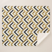 Couverture Sherpa Abstrait Motif sans couture. Patch transparent vin (Devant (Horizontal))