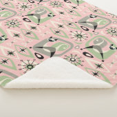 Couverture Sherpa Abstrait Siamois au milieu du siècle (3/4)