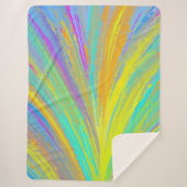 Couverture Sherpa Abstrait Tropical Summer Fun (Devant)