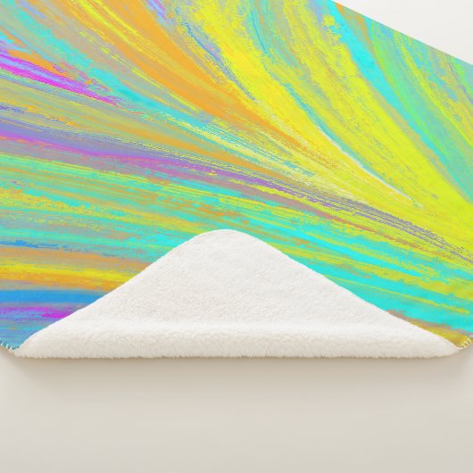 Couverture Sherpa Abstrait Tropical Summer Fun (3/4)