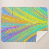 Couverture Sherpa Abstrait Tropical Summer Fun (Devant (Horizontal))