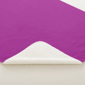 Couverture Sherpa Abstrait violet Couleur Uni (3/4)