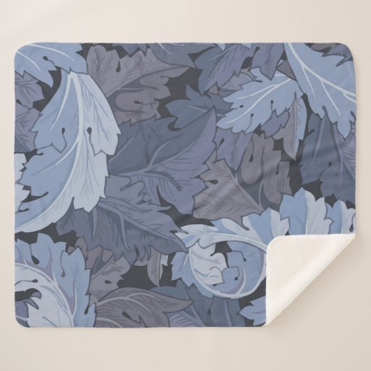 Couverture Sherpa Acanthus, William Morris (Devant (Horizontal))