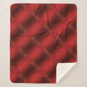 Couverture Sherpa Acceptation | Médaillons de méditation rouge (Devant)