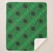 Couverture Sherpa Acceptation | Médaillons de méditation verte (Devant)