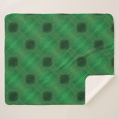 Couverture Sherpa Acceptation | Médaillons de méditation verte (Devant (Horizontal))