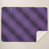 Couverture Sherpa Acceptation | Motif Boho violet écectique (Devant (Horizontal))