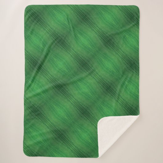 Couverture Sherpa Acceptation | Motif de Boho écologique (Devant)