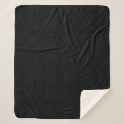 Couverture Sherpa Acceptation | Texture Abstraite foncée (Devant)
