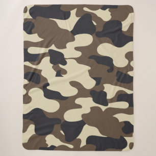 Couverture Sherpa Accessoires Camouflage
