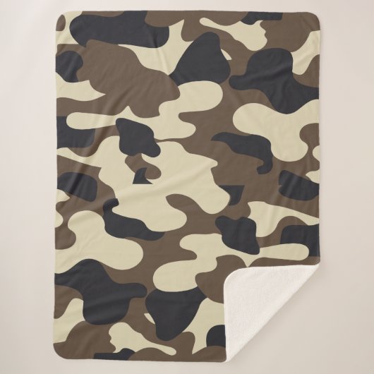 Couverture Sherpa Accessoires Camouflage (Devant)