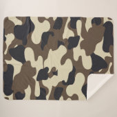 Couverture Sherpa Accessoires Camouflage (Devant (Horizontal))
