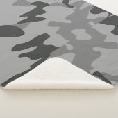Couverture Sherpa Accessoires Camouflage Grey (3/4)