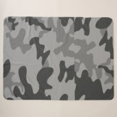 Couverture Sherpa Accessoires Camouflage Grey (Devant (Horizontal))