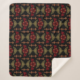 Couverture Sherpa Accessoires d'art gothique