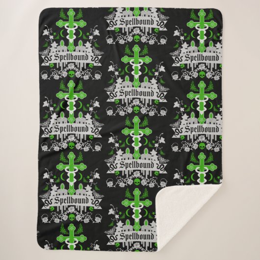 Couverture Sherpa Accessoires de mode Gothique Post Punk (Devant)