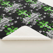 Couverture Sherpa Accessoires de mode Gothique Post Punk (3/4)