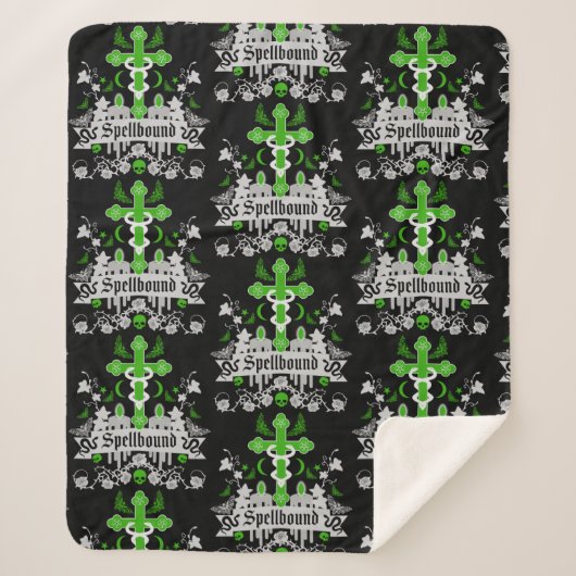 Couverture Sherpa Accessoires de mode Gothique Post Punk (Devant)