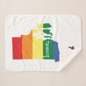 Couverture Sherpa Accueil Gay pride| Rhode Island (Devant (Horizontal))
