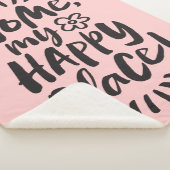 Couverture Sherpa ACCUEILLIR mon endroit heureux!  Abri en place - R (3/4)