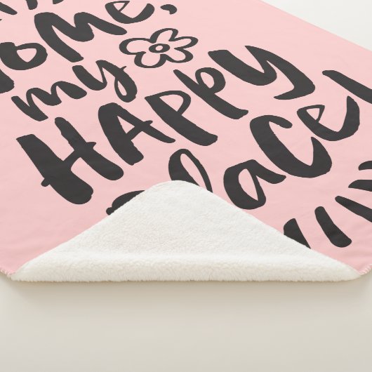 Couverture Sherpa ACCUEILLIR mon endroit heureux!  Abri en place - R (3/4)