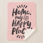 Couverture Sherpa ACCUEILLIR mon endroit heureux! Abri en place - R (Devant)