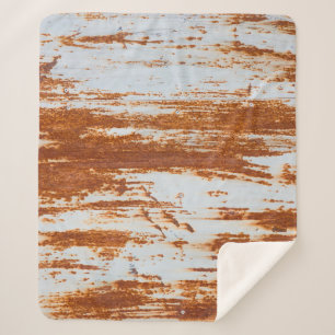 Couverture Sherpa Acier rustique : Grunge Wall Texture