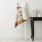 Couverture Sherpa Acier rustique : Grunge Wall Texture (En situation)