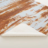 Couverture Sherpa Acier rustique : Grunge Wall Texture (3/4)