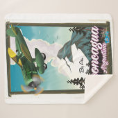 Couverture Sherpa Aconcagua Argentine affiche de voyage (Devant (Horizontal))