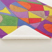 Couverture Sherpa Acrylique Abstrait 1 (3/4)