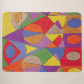Couverture Sherpa Acrylique Abstrait 1 (Devant (Horizontal))