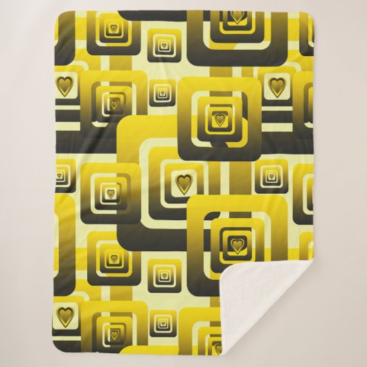 Couverture Sherpa Activate My Heart Pattern (Devant)