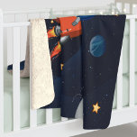 Couverture Sherpa Activité spatiale dans la Galaxie Personnalisée<br><div class="desc">Mignonne couverture d'espace extra-atmosphérique vous pouvez ajouter un nom pour le rendre personnel. Regardez les autres objets de cette collection ci-dessous comme l'oreiller à lancer pour correspondre à cette couverture cool. Ajoutez le nom en cliquant sur le lien "Personnaliser" ci-dessus</div>