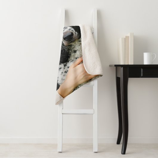 Couverture Sherpa Add Poddle Photo Personalize Customize (En situation)