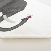 Couverture Sherpa Adorable éléphant et mignonne coccinelle (3/4)