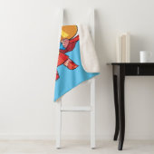 Couverture Sherpa Adorable Stance Supergirl (En situation)
