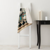 Couverture Sherpa Adorable Sushi Chef Chiot (En situation)