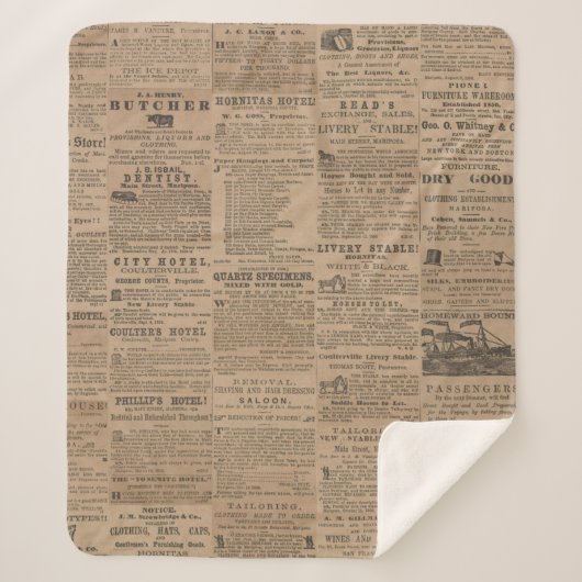 Couverture Sherpa Ads of the Past, NY 1856 (Devant)