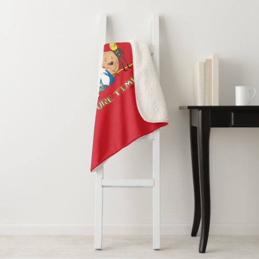 Couverture Sherpa Adventure Time | Large Jake Group Graphic (En situation)