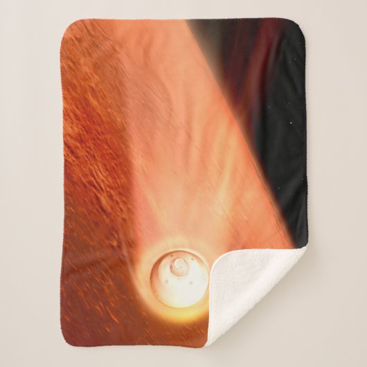 Couverture Sherpa Aérocoque Avec Perpersévérance Rover Descente Vers (Devant)