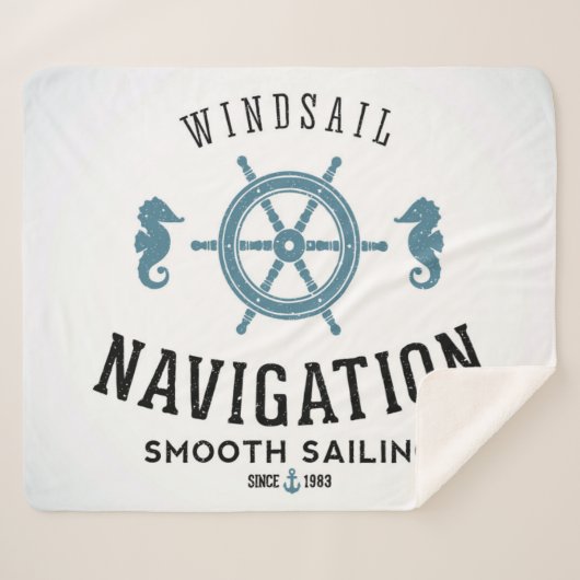 Couverture Sherpa Affiche de navigation de Windsail (Devant (Horizontal))