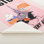 Couverture Sherpa Affiche De Voyage Pour Allegheny Airlines À Boston (3/4)