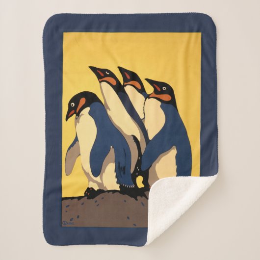 Couverture Sherpa Affiche Pour Le Transport En Métro Au Zoo De Londr (Devant)