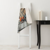 Couverture Sherpa Affiche vintage de Paris (En situation)