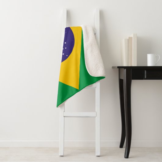 Couverture Sherpa Afficher vos couleurs - Brésil (En situation)